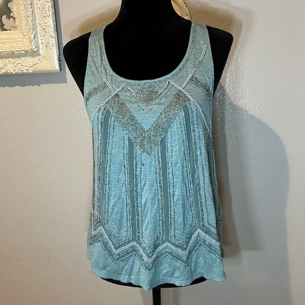 Kimchi Blue beaded Sleeveless Tank - Picture 7 of 11